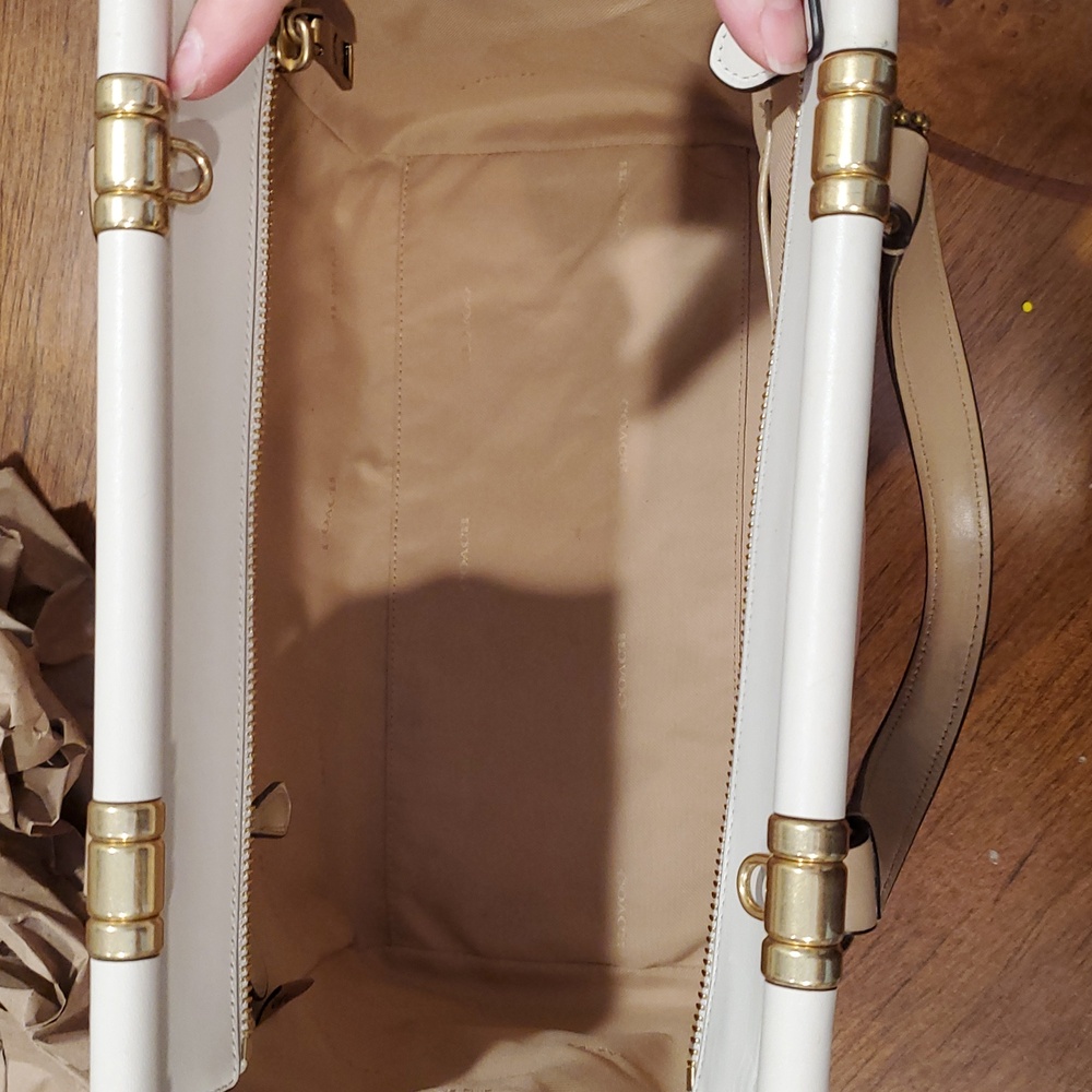 Coach Grace Colorblock Satchel - Picture 14 of 16